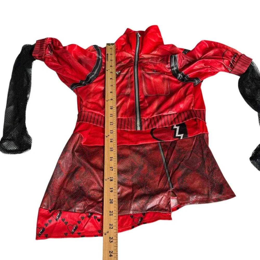 Disney Descendants Rise Of Red Girl's Halloween Costume Kids Large 14-16 Cosplay - Picture 4 of 8